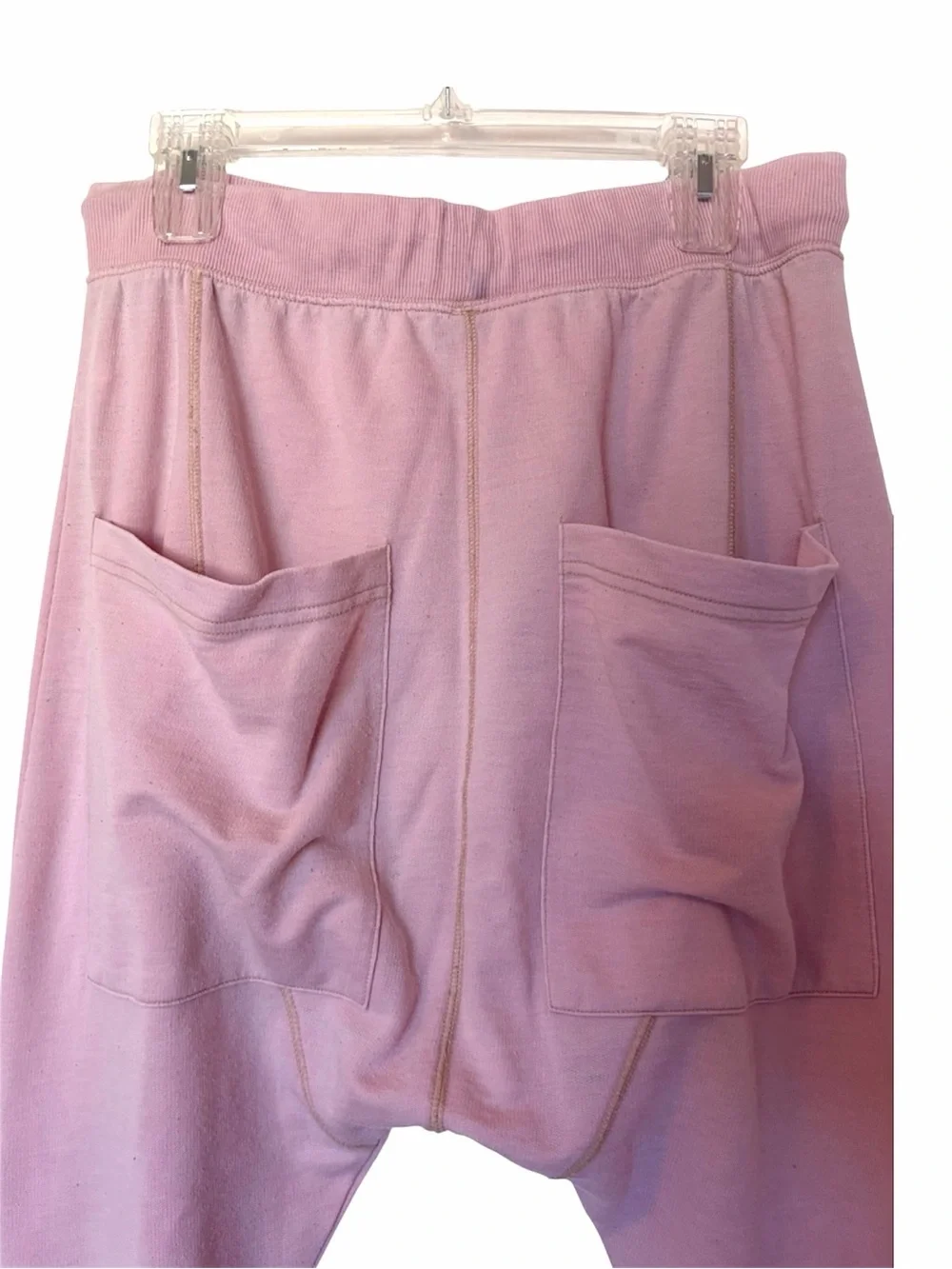Free People Intimately Cozy All Day Harem Joggers Daytime Fireworks Med GUC Pink
